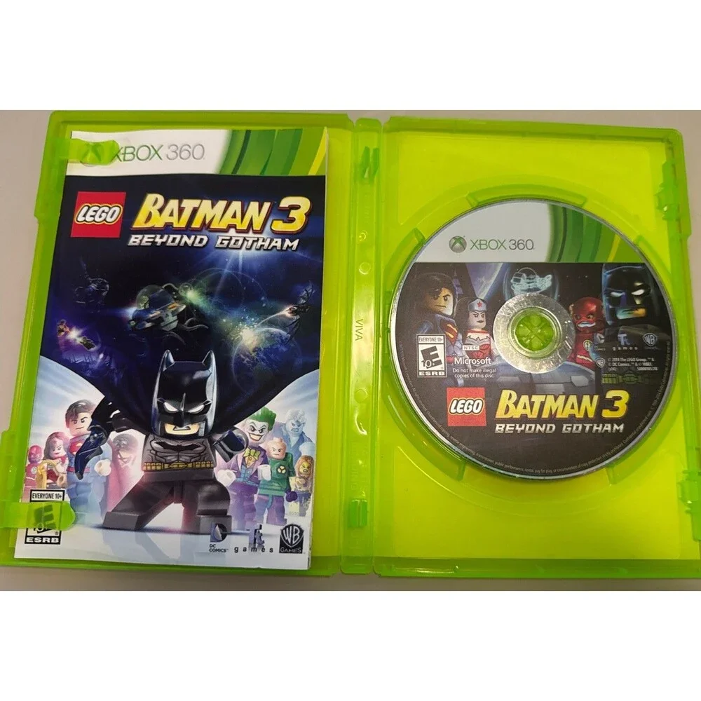 LEGO Batman 3 Beyond Gotham Microsoft Xbox 360 2014 w/ Manual